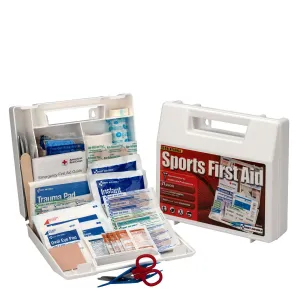 10 Person Sports First Aid Kit, Plastic Case - W-SM-134