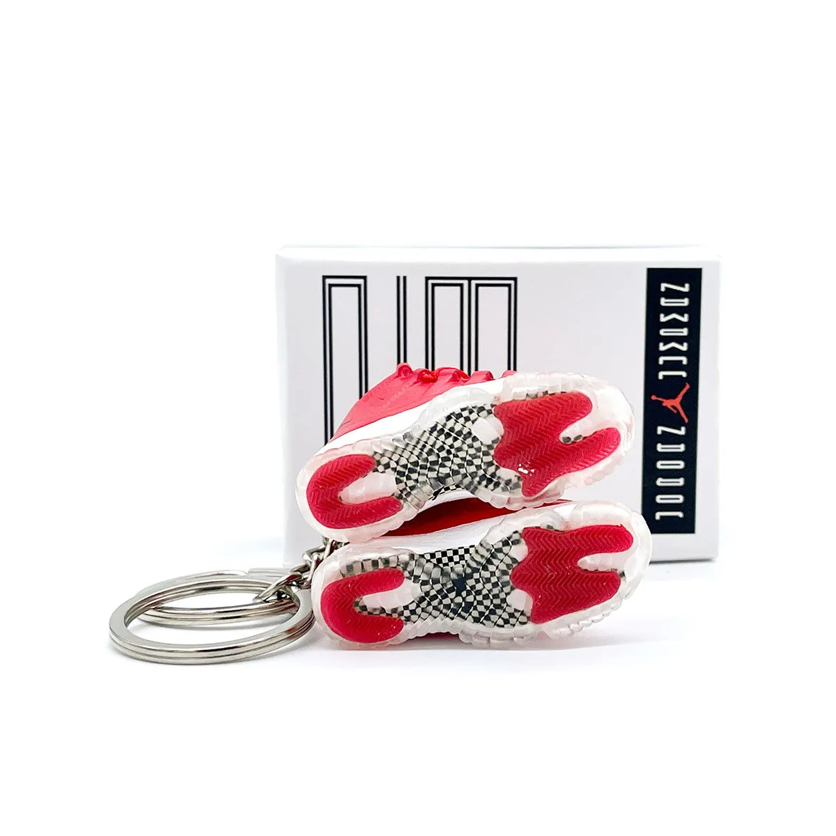 3D Sneaker Keychain- Air Jordan 11 Win Like 96 Pair