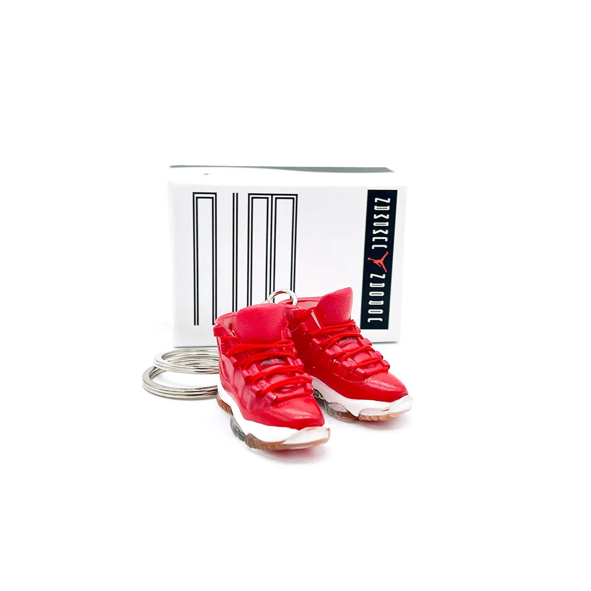 3D Sneaker Keychain- Air Jordan 11 Win Like 96 Pair