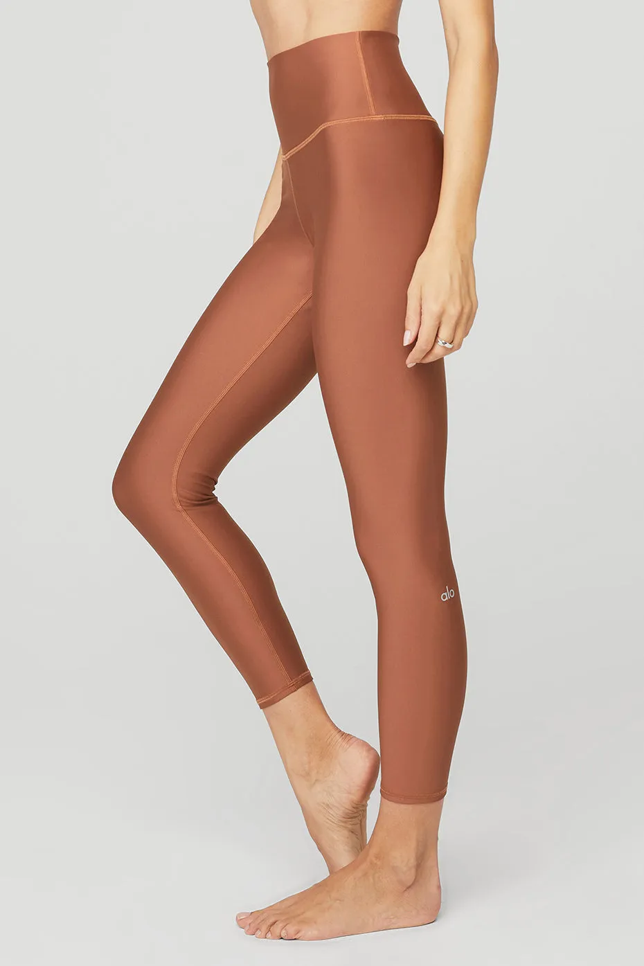 7/8 High-Waist Airlift Legging - Rust