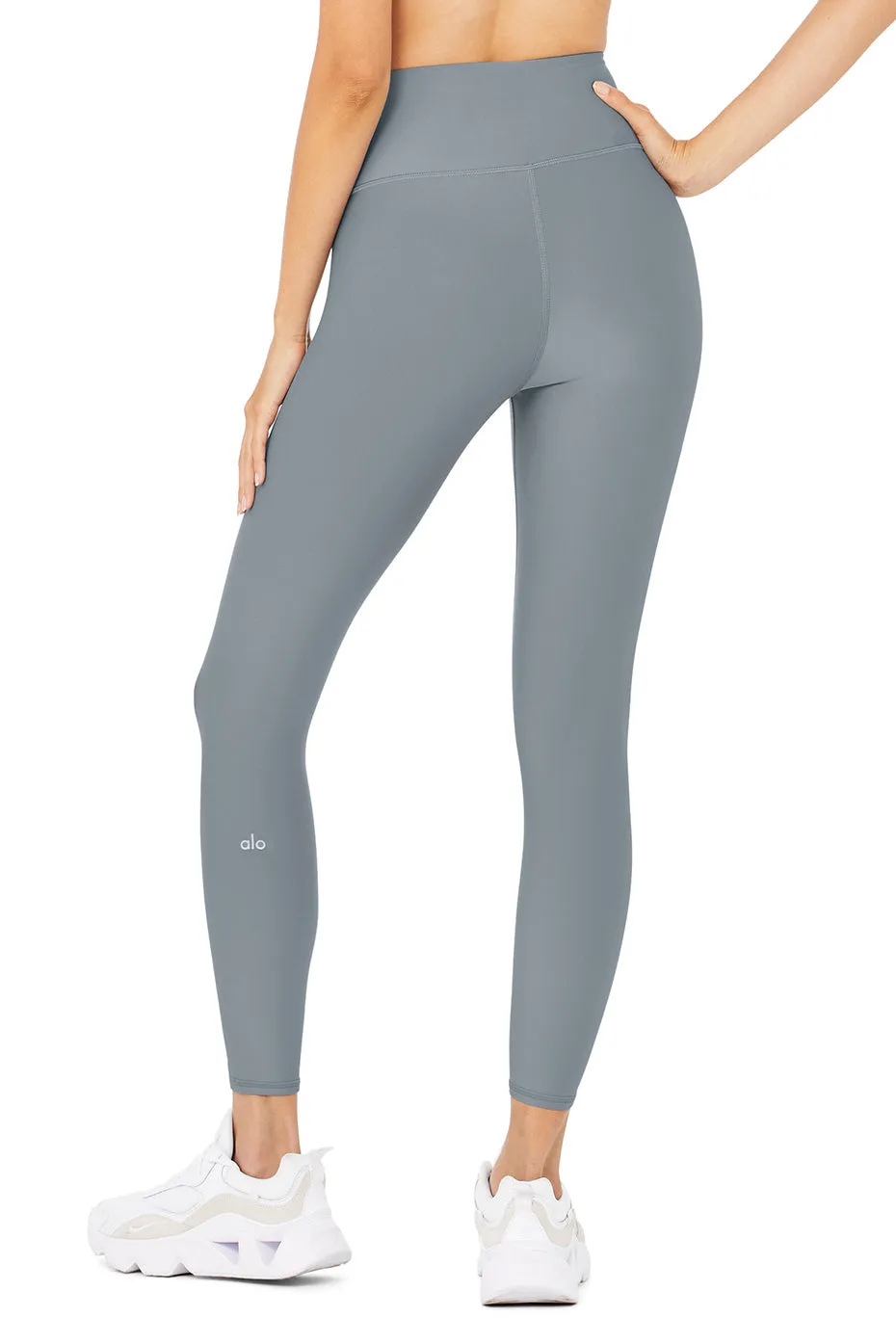 7/8 High-Waist Airlift Legging - Steel Blue