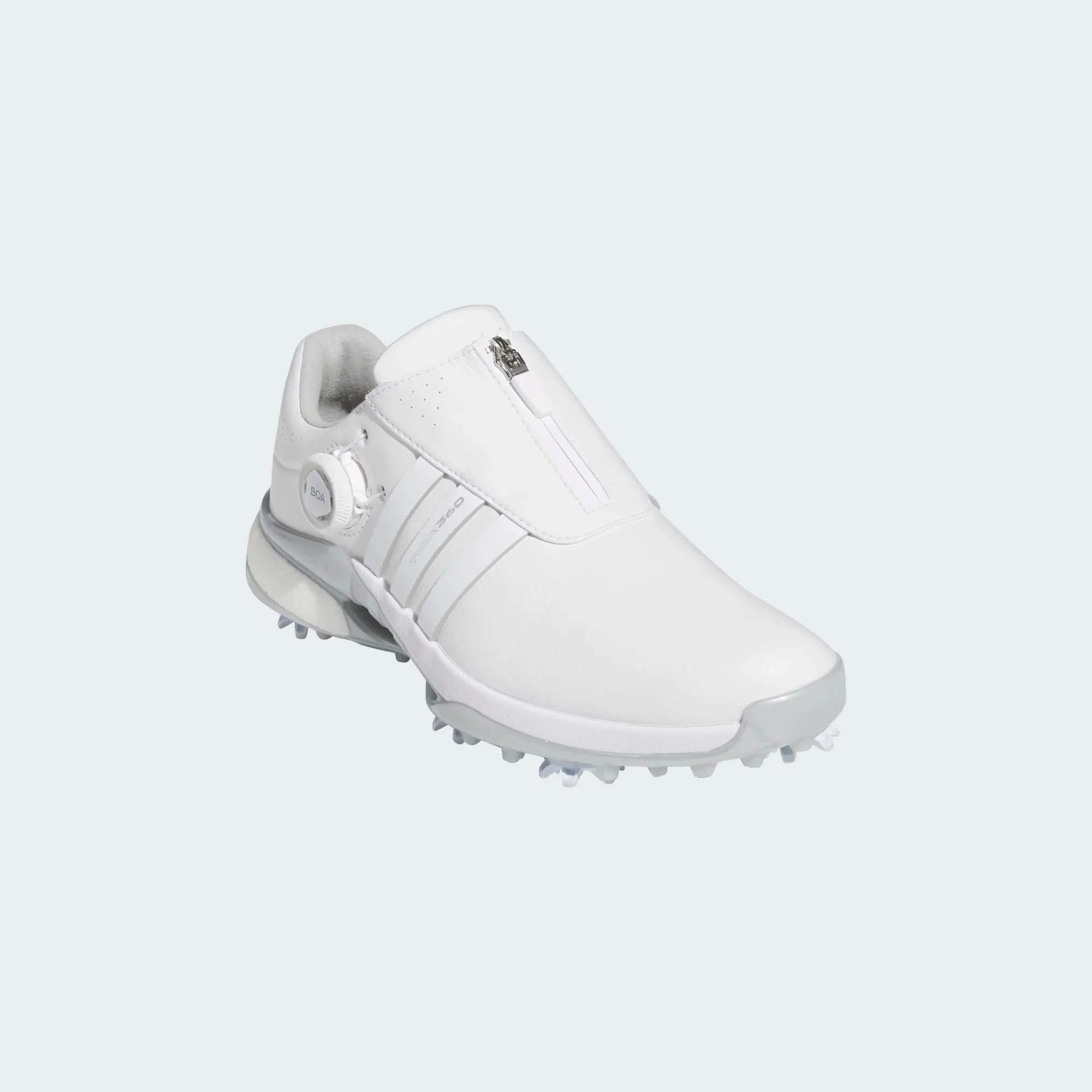 adidas Ladies Tour360 24 BOA Golf Shoes Ftwr White - Silver Met