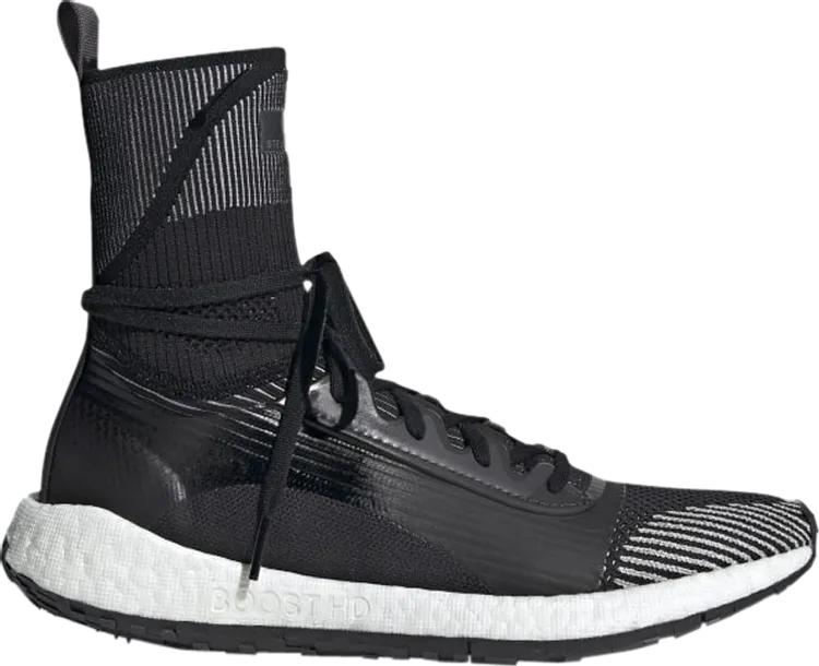 Adidas Stella McCartney x Wmns PulseBoost HD Mid 'Utility Black' Sneakers, Black