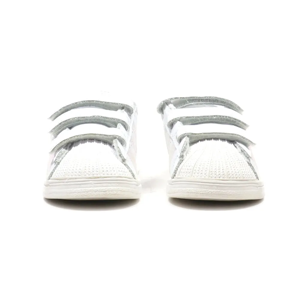 Adidas Superstar J Sneakers Leather White Colour For Kids