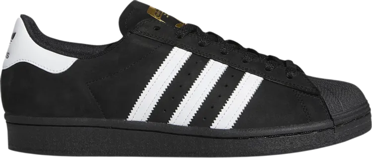 Adidas Superstar men's sneakers, black