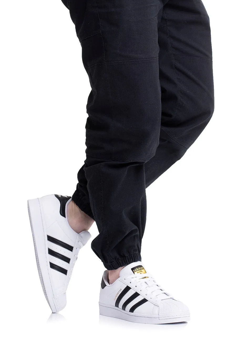 Adidas - Superstar Vegan Ftwr White/Core Black/Green - Shoes