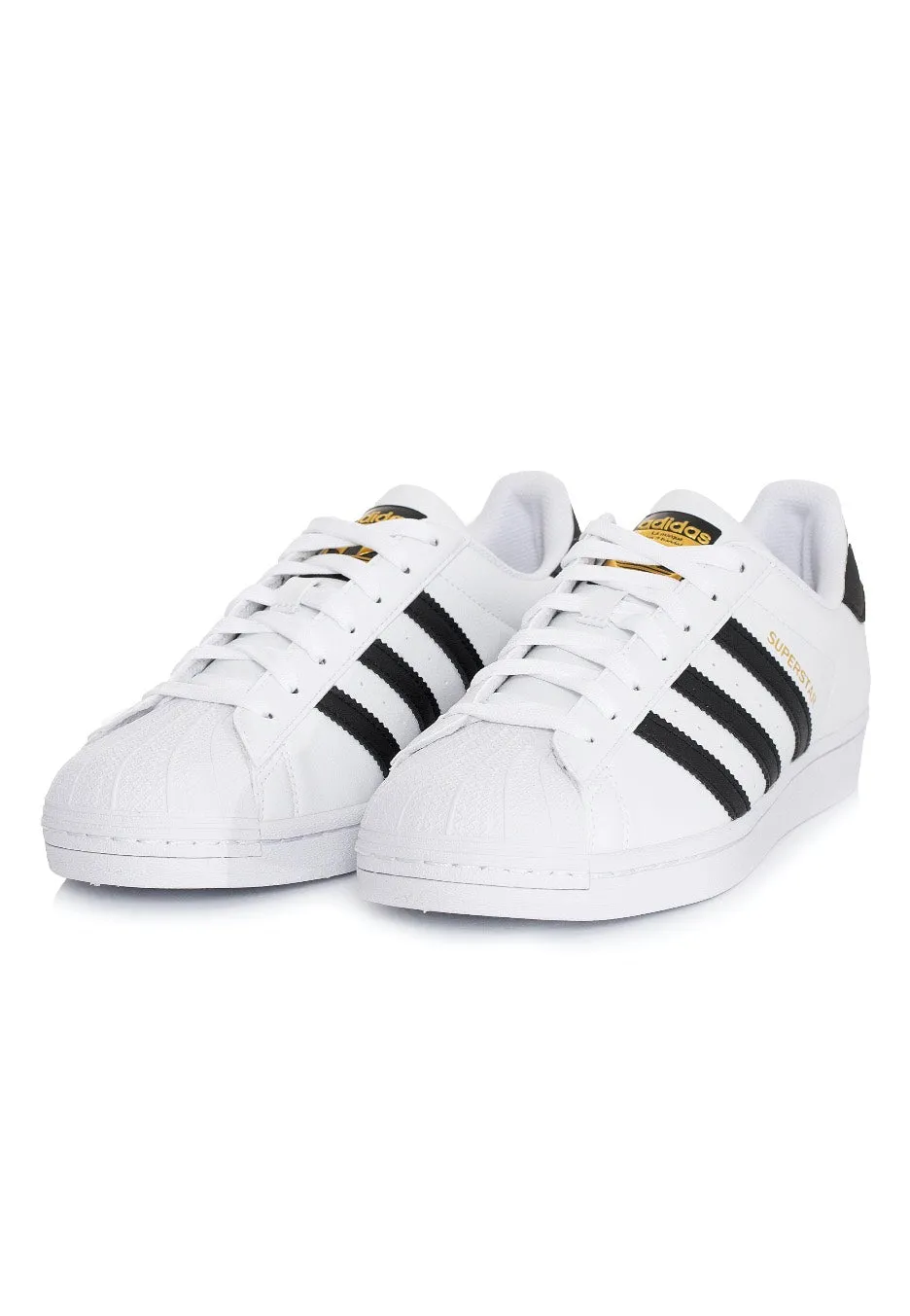 Adidas - Superstar Vegan Ftwr White/Core Black/Green - Shoes