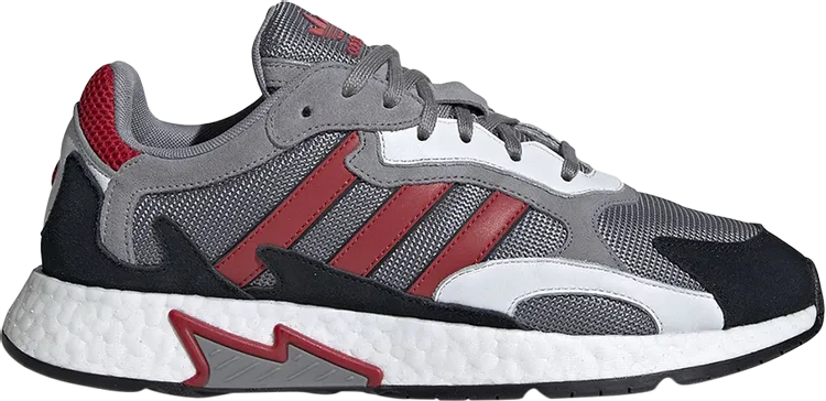 Adidas Tresc Run 'Grey Scarlet' sneakers, gray