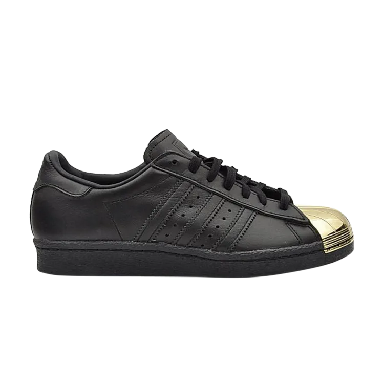 Adidas Wmns Superstar 80s 'Gold Metal Toe' Sneakers, Black