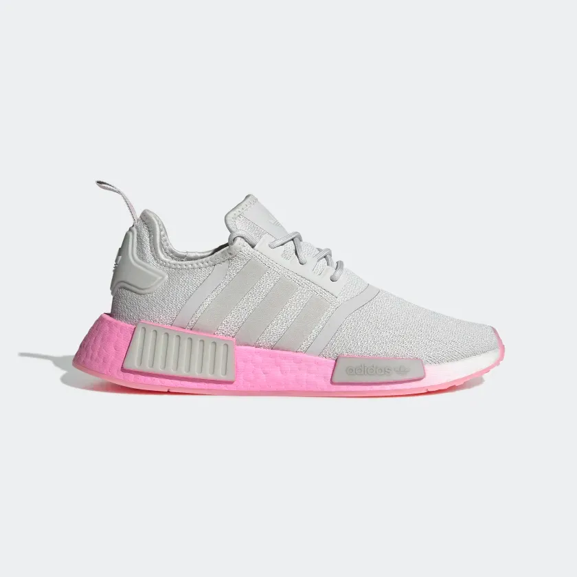 Adidas Women's NMD R1 Shoes - Grey One / Bliss Pink / Cloud White