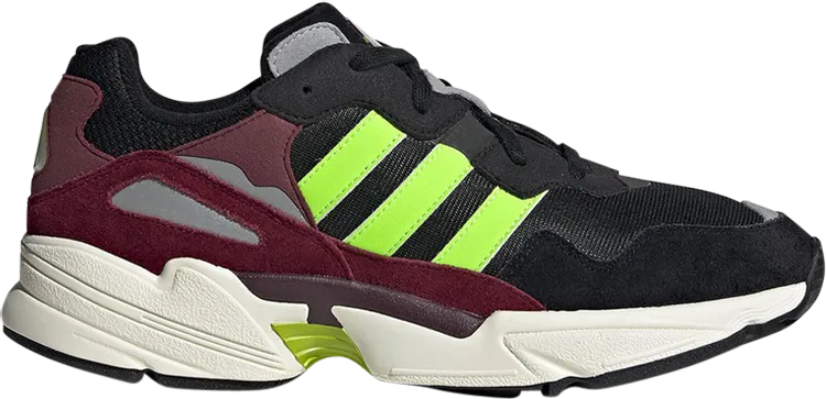 Adidas Yung-96 'Burgundy' sneakers, black