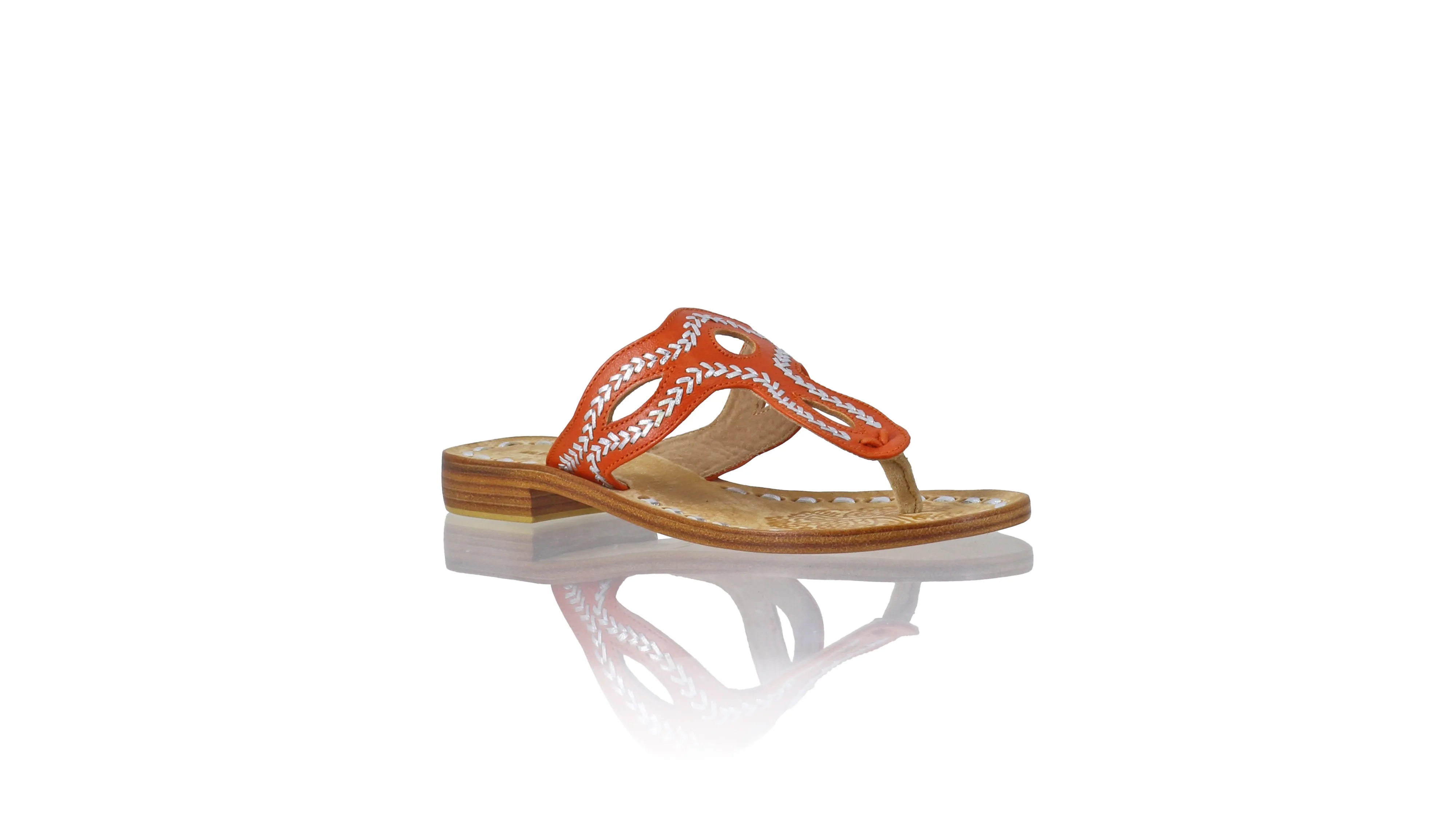 Africa 20mm Flat - Orange & Silver