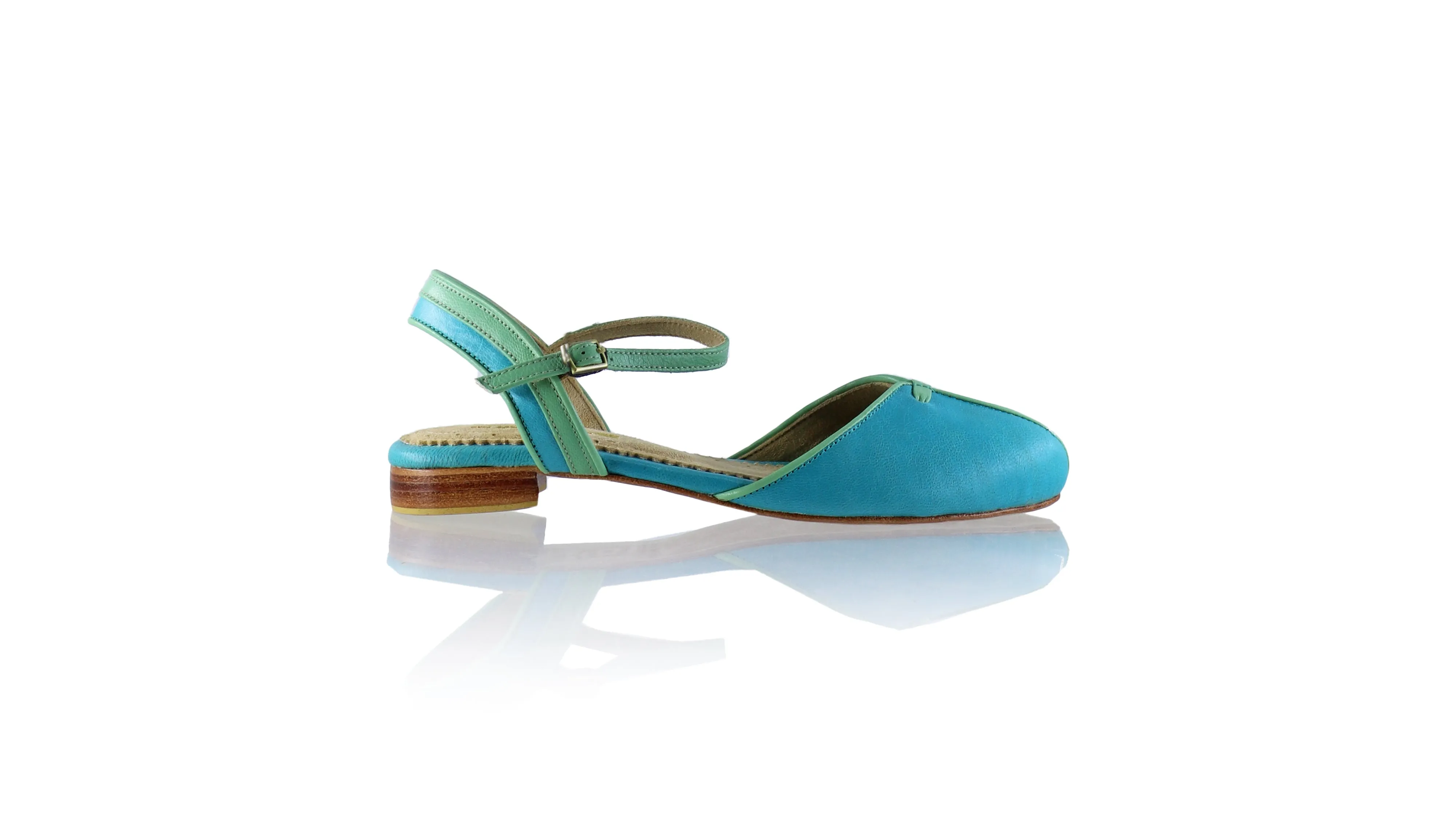 Agnes 20mm Flat - Turquoise & Tosca