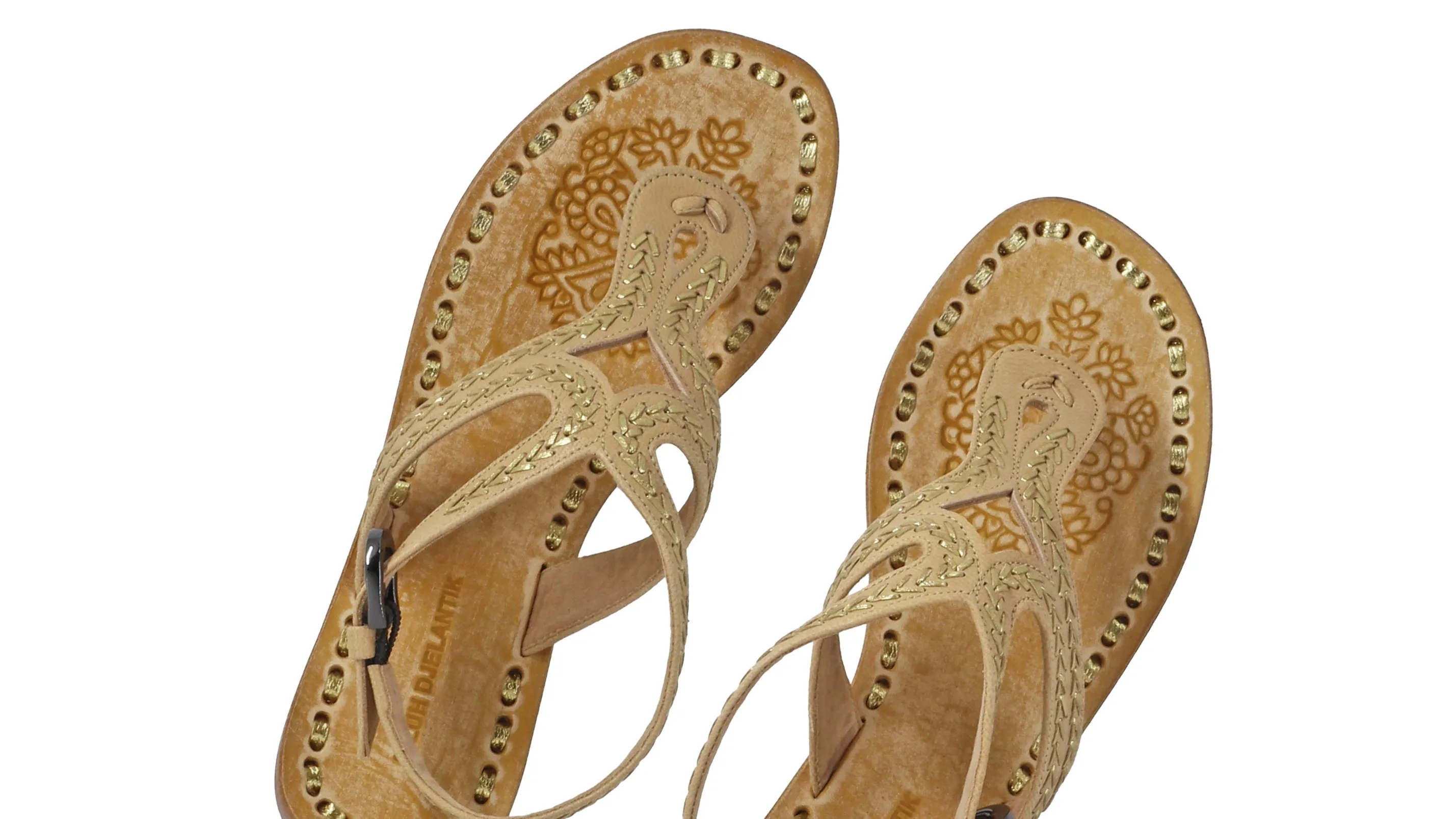 Agra 20mm Flat - Nude & Gold