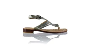 Agra 20mm Flats - Grey & Silver