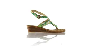 Agra 35mm Wedges - Multicolour Forest