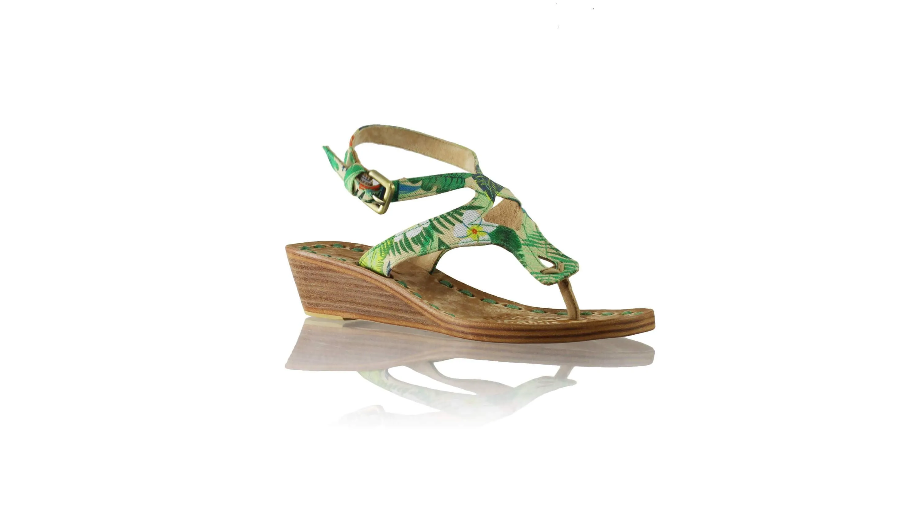 Agra 35mm Wedges - Multicolour Forest