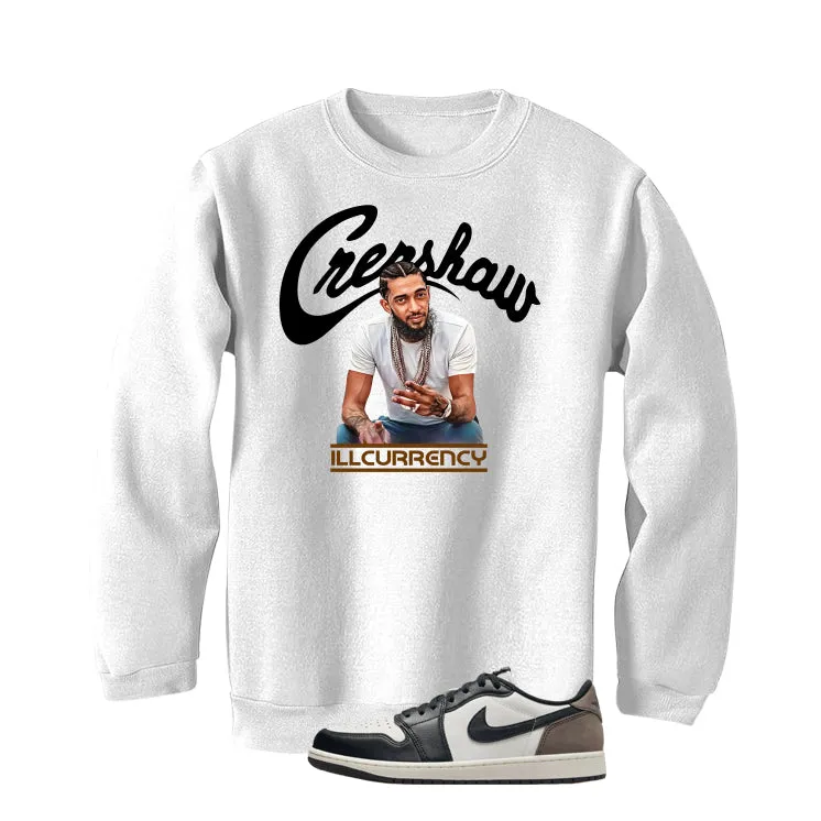 Air Jordan 1 Low OG Mocha White T-Shirt (Crenshaw)| illcurrency