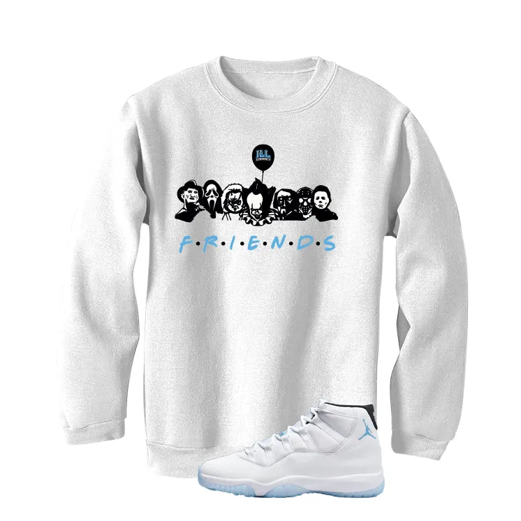 Air Jordan 11 Legend Blue White T-Shirt (Friends)| illcurrency