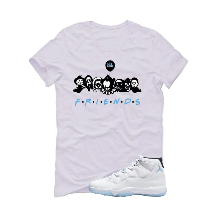 Air Jordan 11 Legend Blue White T-Shirt (Friends)| illcurrency