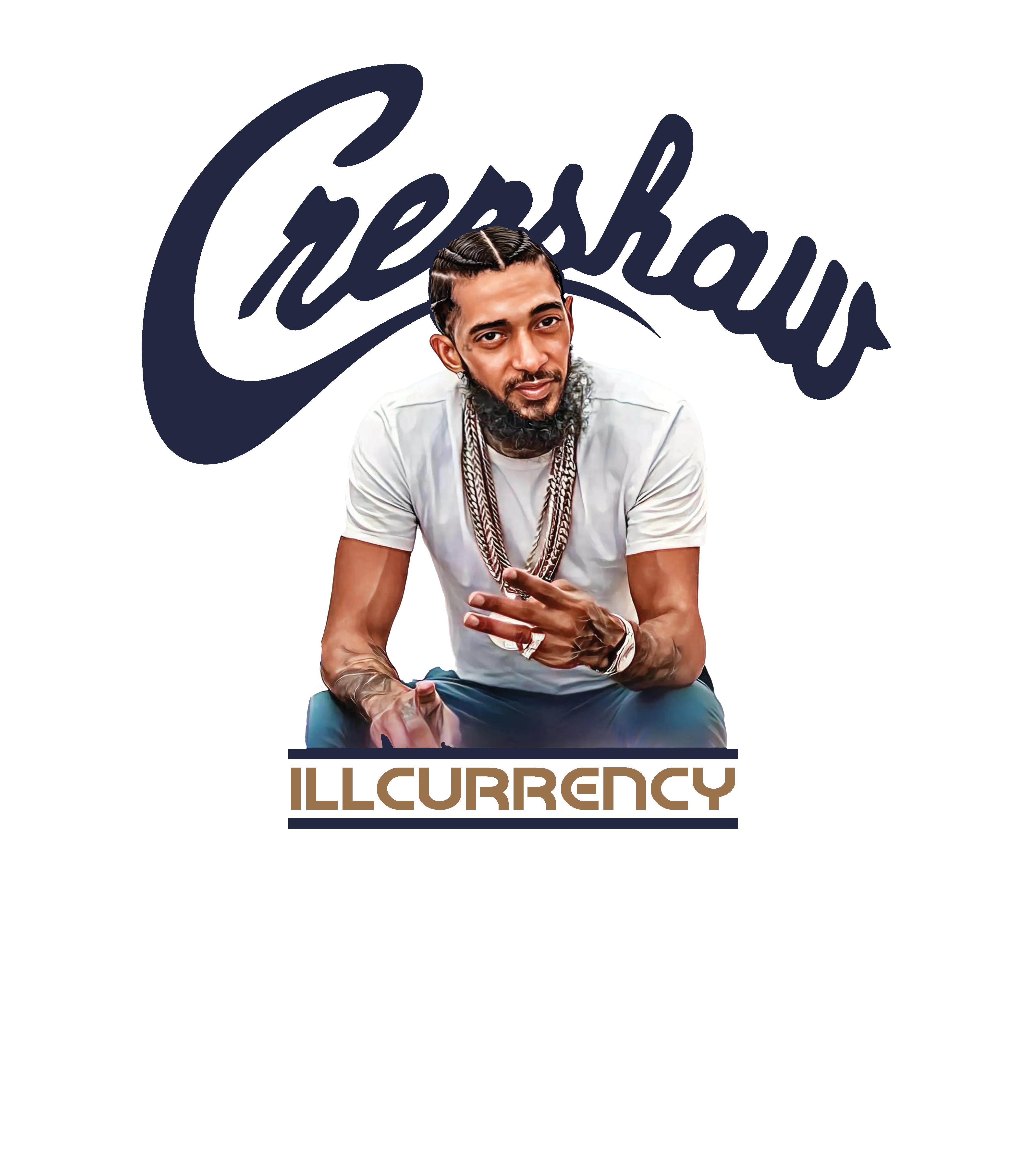 Air Jordan 13 Midnight Navy White T-Shirt (Crenshaw)| illcurrency