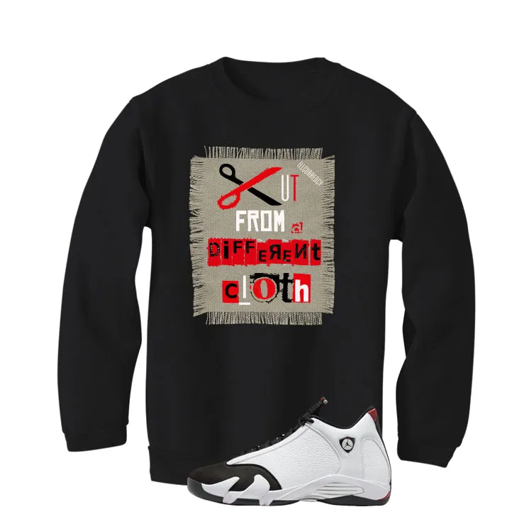 Air Jordan 14 Black Toe Black T-Shirt (Cut from a different cloth)| illcurrency