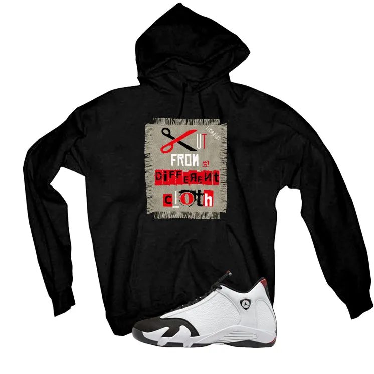 Air Jordan 14 Black Toe Black T-Shirt (Cut from a different cloth)| illcurrency