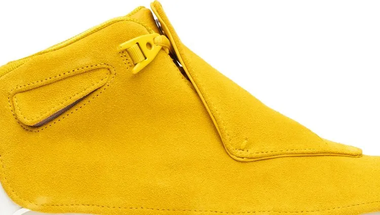 Air Jordan 18 Retro Yellow Suede Sneakers, yellow