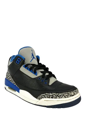 AIR JORDAN 3 Retro Sport Blue Size 9 | 10.5