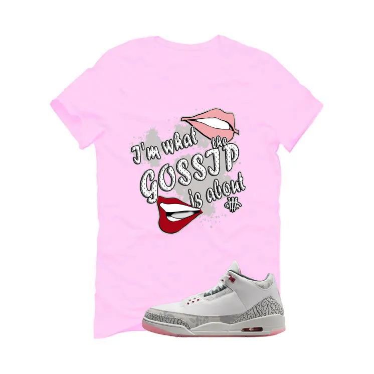 Air Jordan 3 Wings Pink T-Shirt (Gossip)| illcurrency