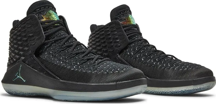 Air Jordan 32 Black Cat sneakers, black