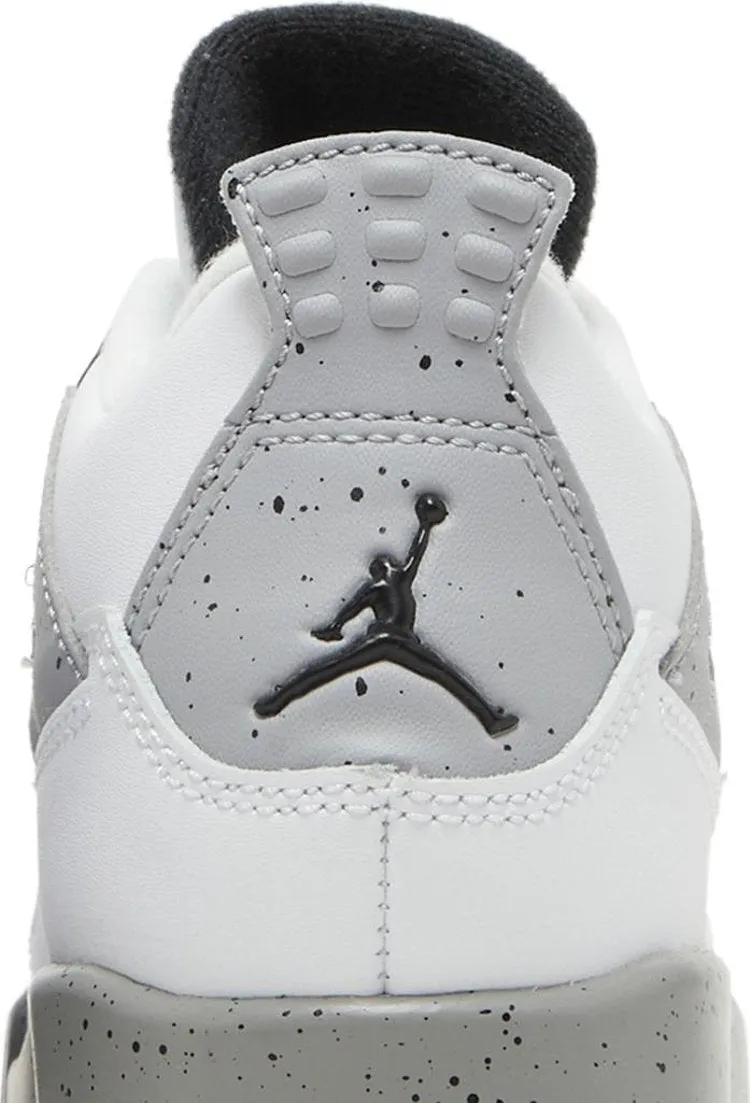 Air Jordan 4 Retro PS White Cement Sneakers, white