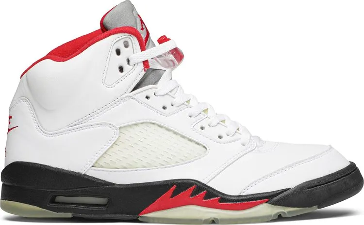 Air Jordan 5 Retro Fire Red 2000 sneakers, white