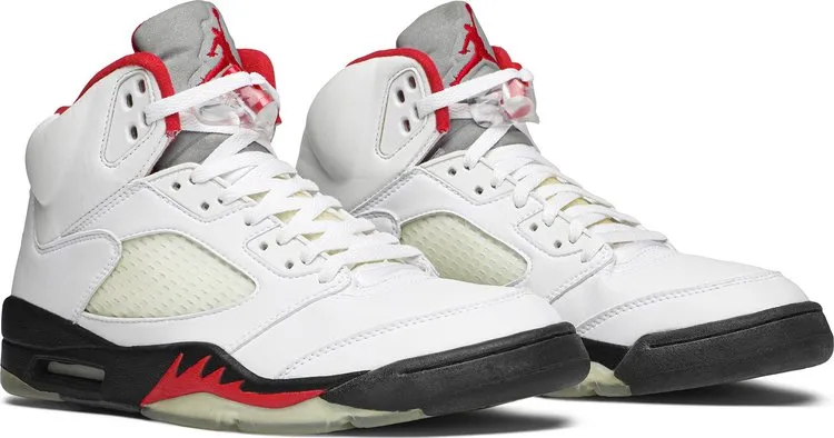 Air Jordan 5 Retro Fire Red 2000 sneakers, white