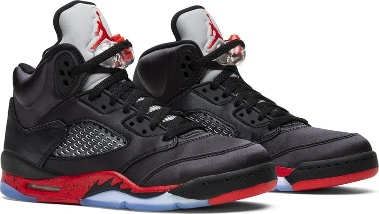 Air Jordan 5 Retro GS Satin sneakers, black