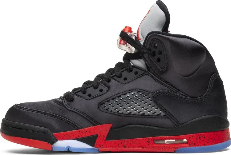 Air Jordan 5 Retro GS Satin sneakers, black