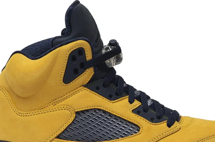 Air Jordan 5 Retro SP Michigan Sneakers, Yellow