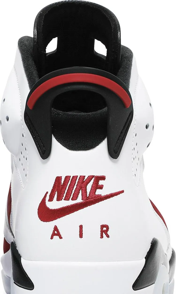 Air Jordan 6 Retro OG Carmine 2021 Sneakers, White