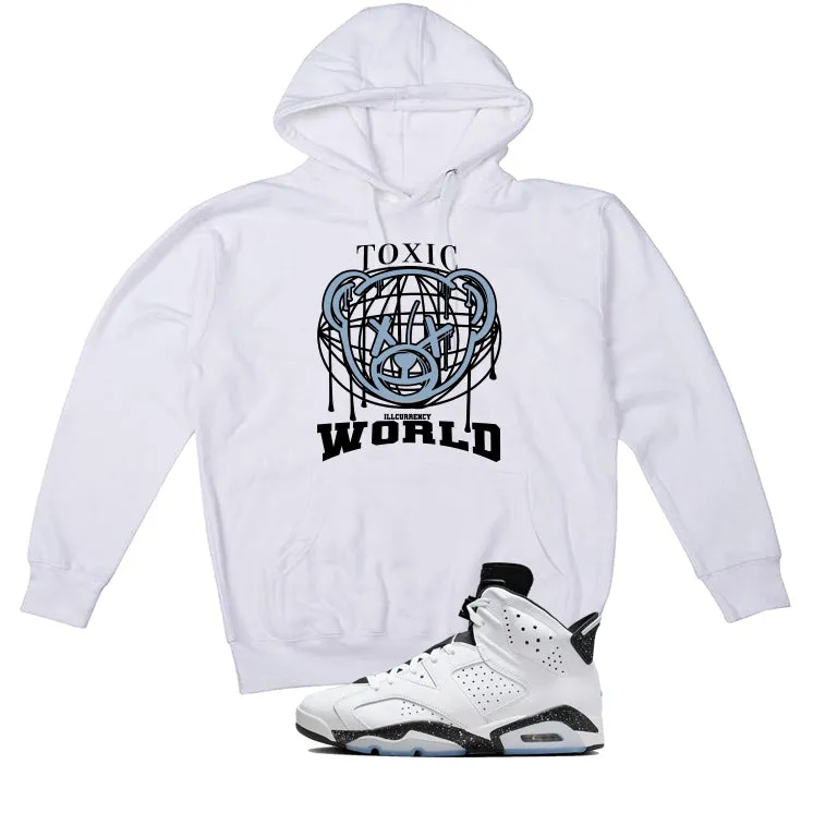 Air Jordan 6 Reverse Oreo White T-Shirt (Toxic World)| illcurrency