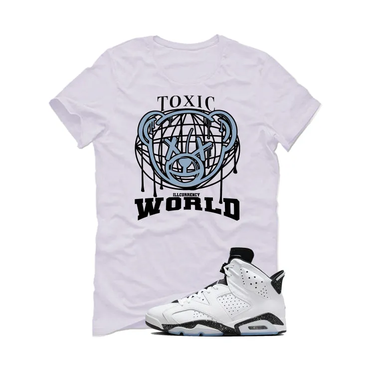 Air Jordan 6 Reverse Oreo White T-Shirt (Toxic World)| illcurrency