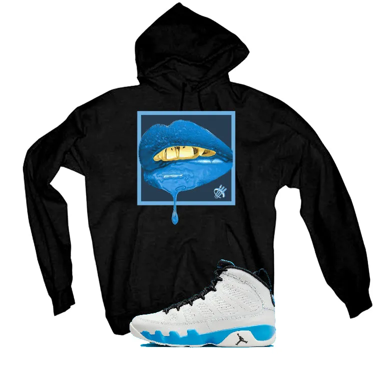 Air Jordan 9 “Powder Blue” | illcurrency Black T-Shirt (LIPSTICK)