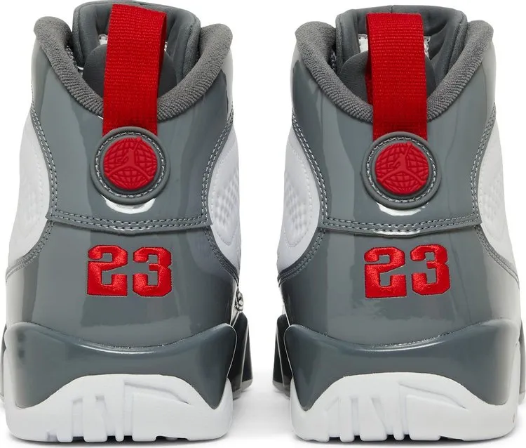 Air Jordan 9 Retro Fire Red, Gray