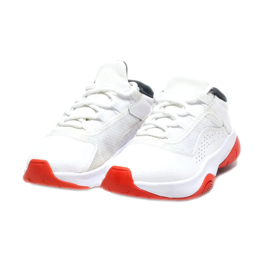 Air Jordan Low Gs Sneakers Leather White Colour For Kids