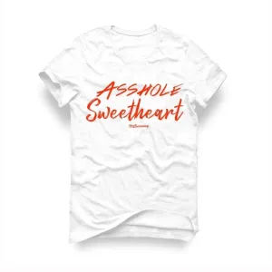 An ILL Valentine Collection White T (A-hole To The World, Sweetheart To My Girl)