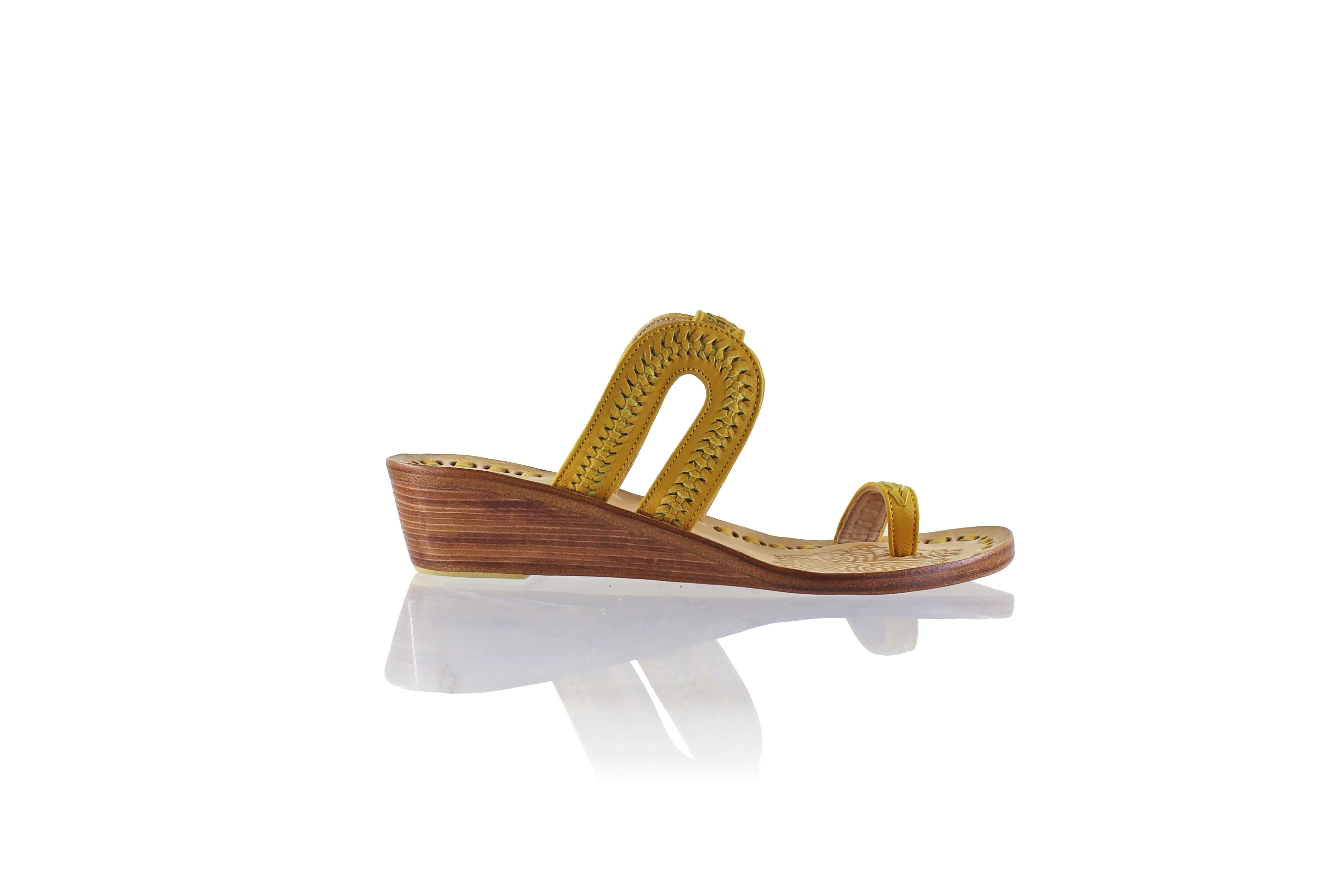 Andy 35mm Wedges - Mustard