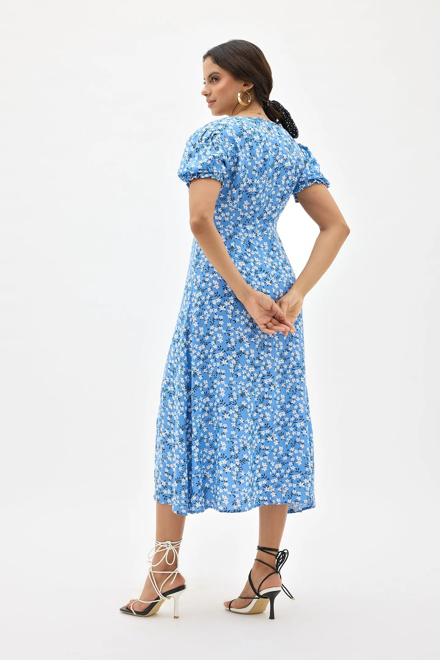 Aranya|Floral Midi Dress