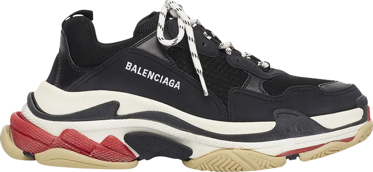 Balenciaga Triple S Sneaker Black Red, black