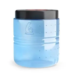 Bearvault Trek Bear Resistant Food Canister Transparent Blue 2.5 Gal