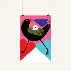 Bird & Skull - Studio Soph Tea Towel