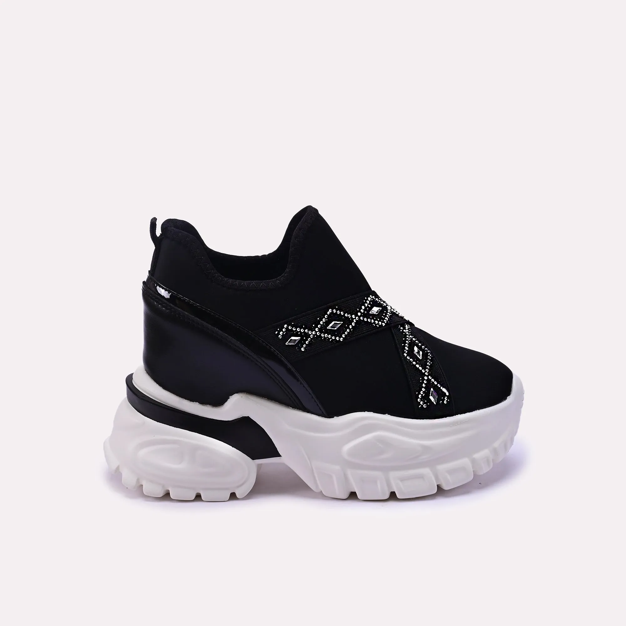 Black High Heel Sneakers 0440630